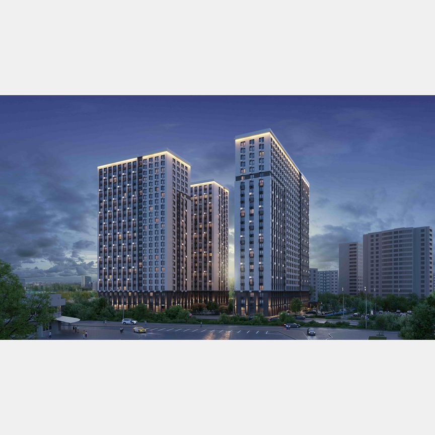 Квартира-студия, 23,7 м², 24/25 эт.