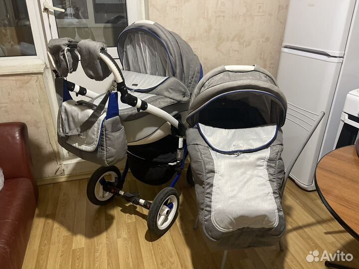 Коляска 2 в 1 adamex cortina