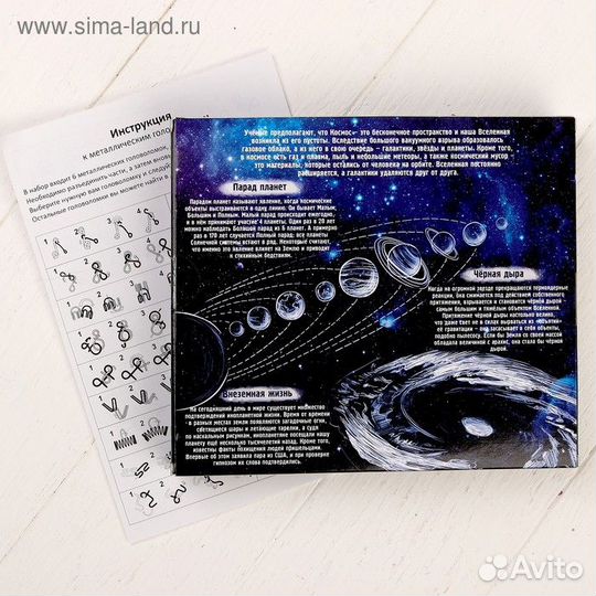 Головоломка металлическая 