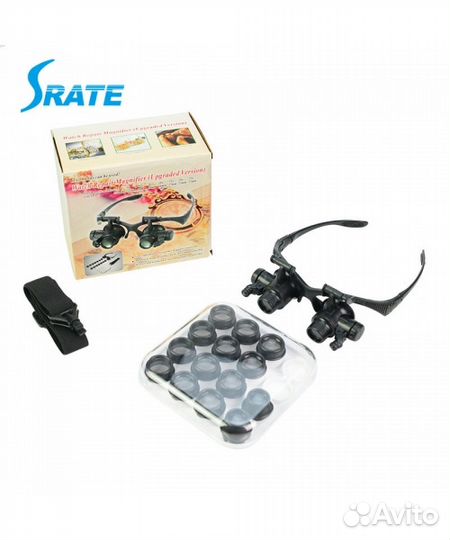 Бинокулярные Очки лупа для ремонта 9892G8KX Новые