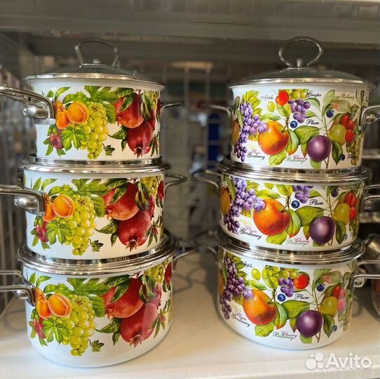 Эмалированная посуда Кастрюли, Чайники