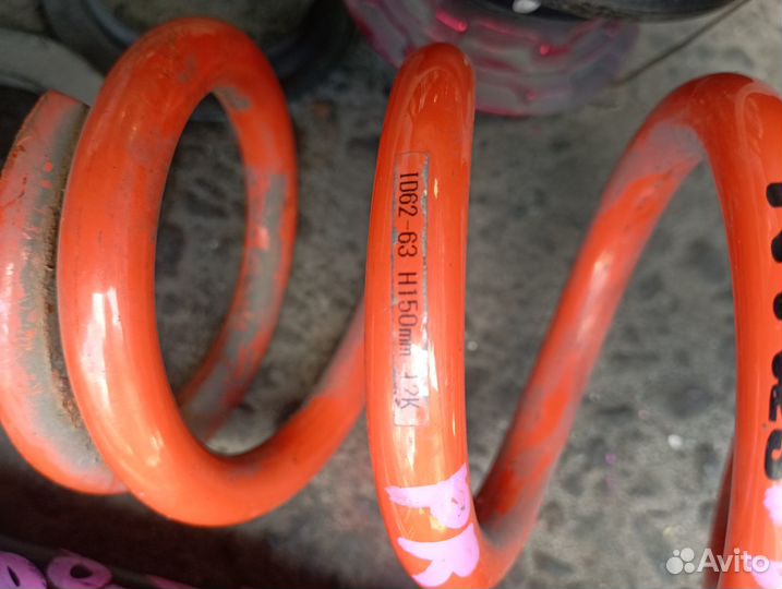 Задние амортизаторы пружины Volkswagen eos