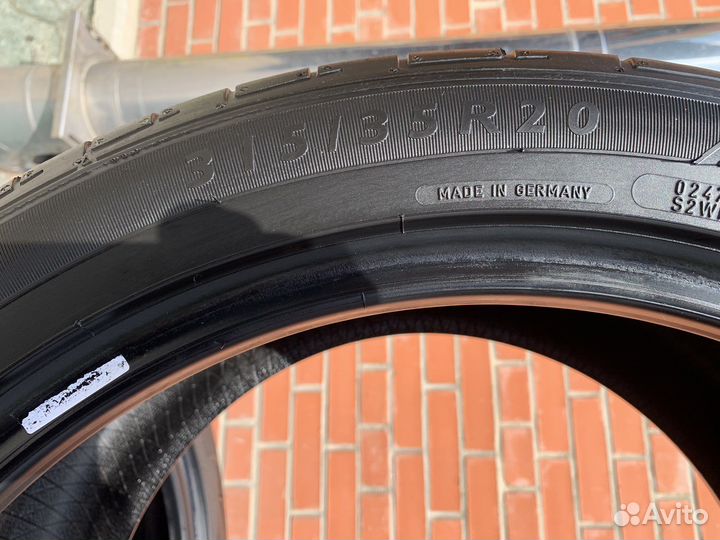 Dunlop SP Sport Maxx GT 275/40 R20 и 315/35 R20 106W