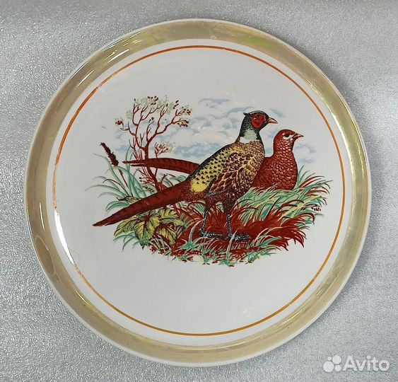 Сувенирные тарелки,рябчики, цветы