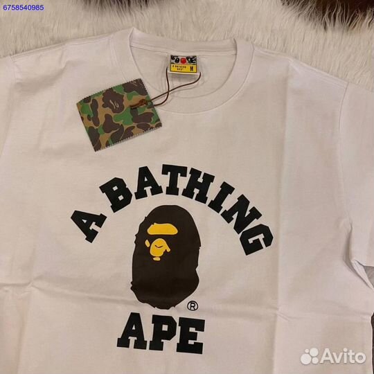 Футболка Bape (белый)