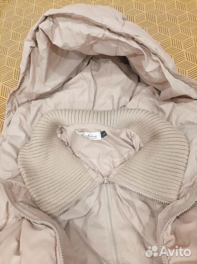 Пуховик зимний длинный женский