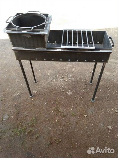 Мангал с под казанником