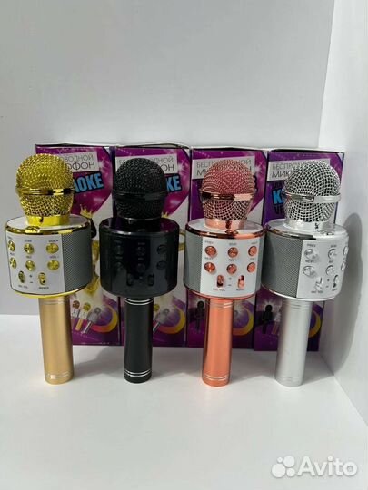 Микрофон для караоке беспроводной Новый