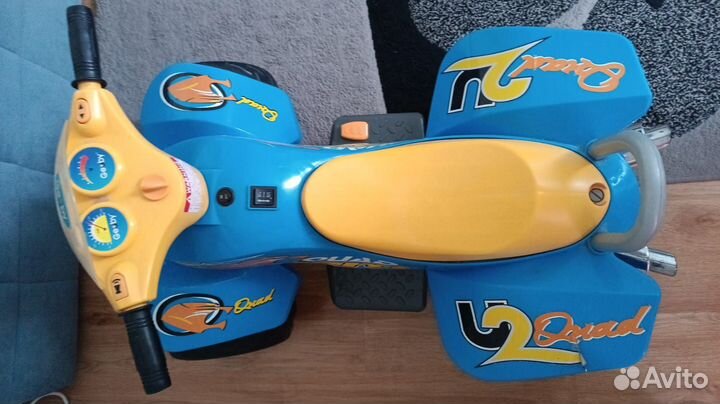 Детский электромобиль квадроцикл 6 вольт бу