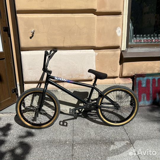 Легкий кастом bmx на раме sunday 2nd wave