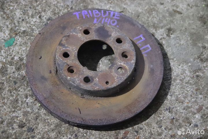 Тормозной диск перед на Мазда Трибьют