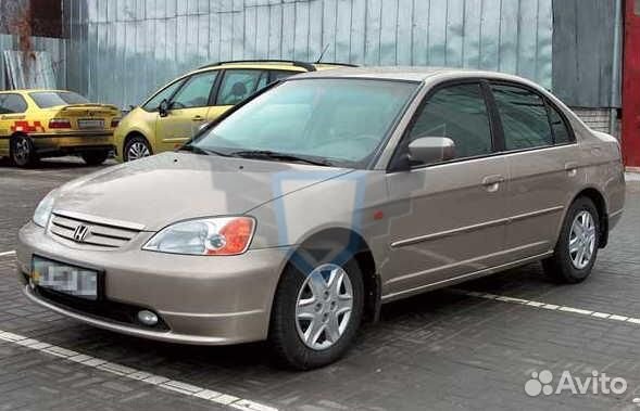 Порог Honda Civic 7 2000-2005 (Полный прфиль)(1мм)