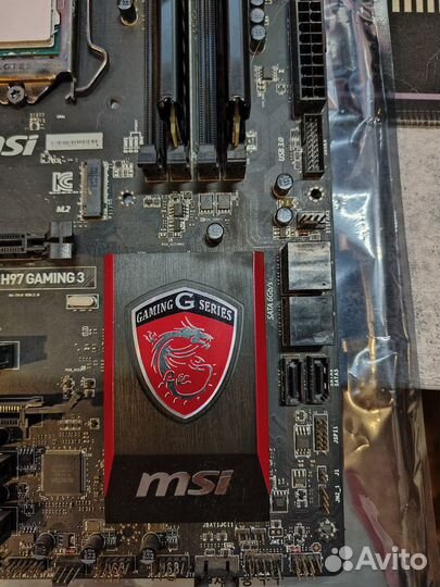 Процессор I5-4690k,мат плата MSI Z97 Gaming 3