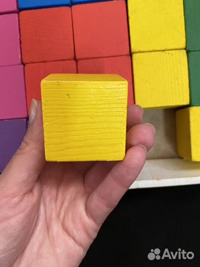 Кубики деревянные игрушки