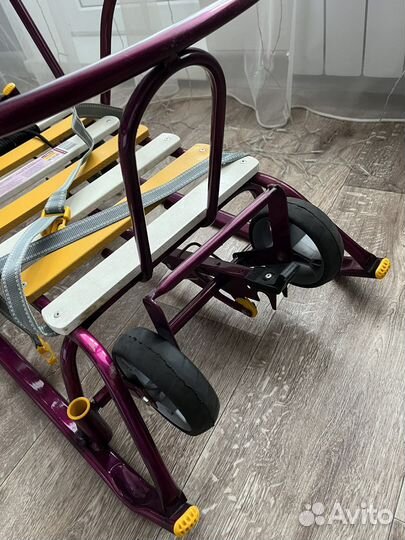 Санки на колесах