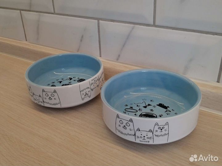 Миски для кошек керамические