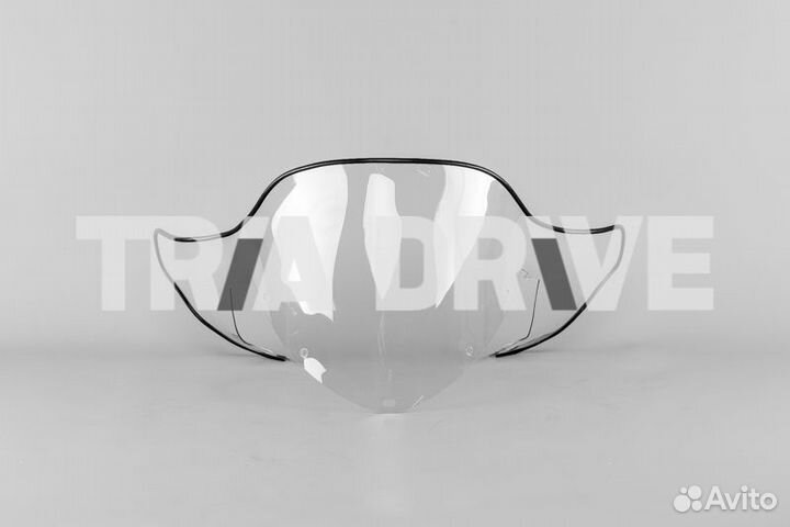 Стекло ветровое для снегохода Polaris Dragon(2мм)