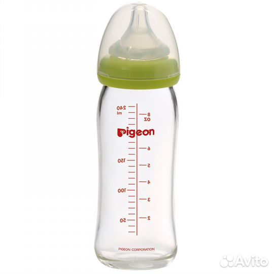 Новая Бутылочка Pigeon 160ml, 240ml пластик,стекло