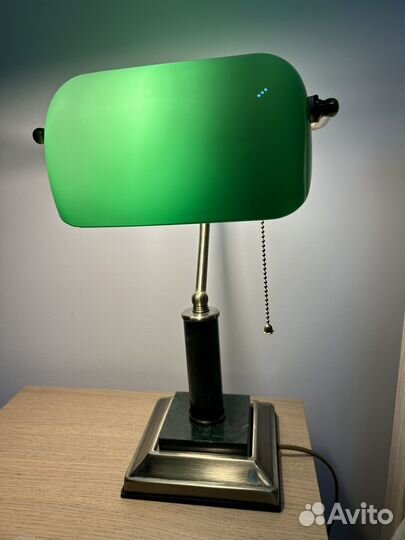 Лампа настольная банкир СССР
