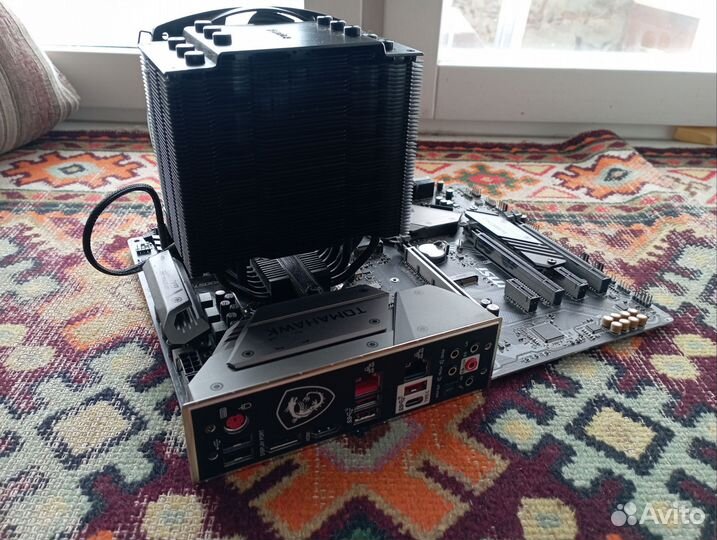 Материнская плата + проц + кулер