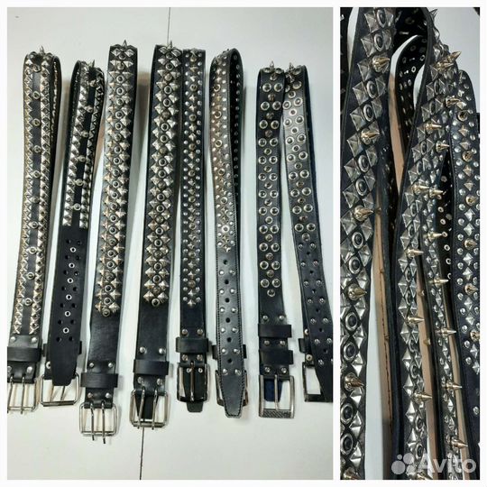 Ремни кожаные
