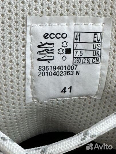 Кросовки мужские ecco 41 размер