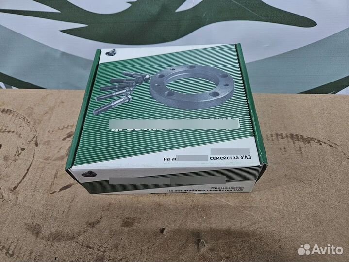 Расширитель колеи УАЗ 25мм алюминий (к-т 4колеса)