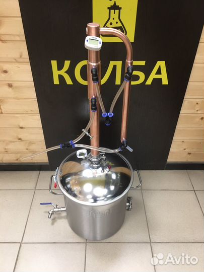 Аламбик медный дистиллятор гидролатор самогонный