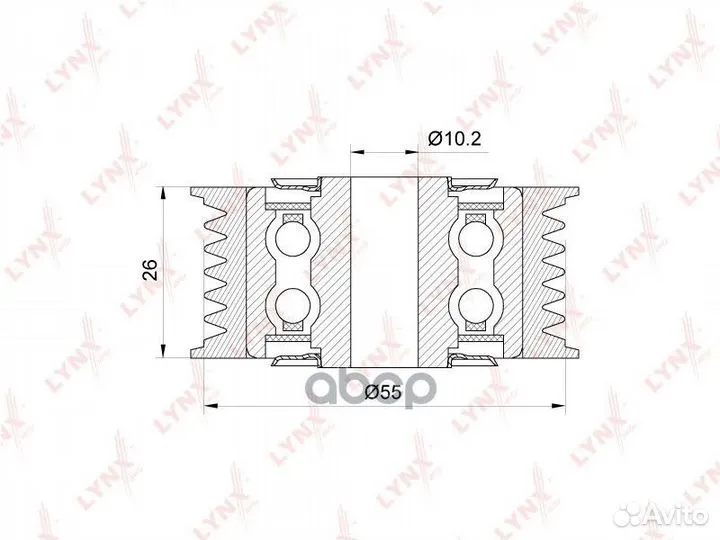 Ролик обводной приводного ремня PB7239 lynxauto