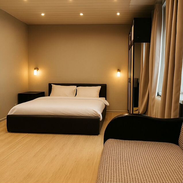 1-к. квартира, 40 м², 2 кровати