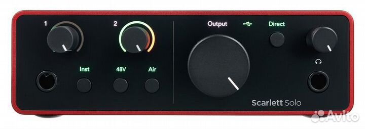 Звуковая карта focusrite Scarlett Solo 4th Gen