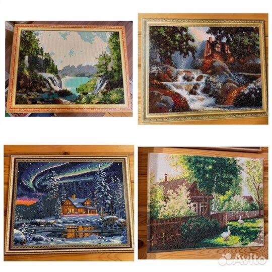 Картины стразами