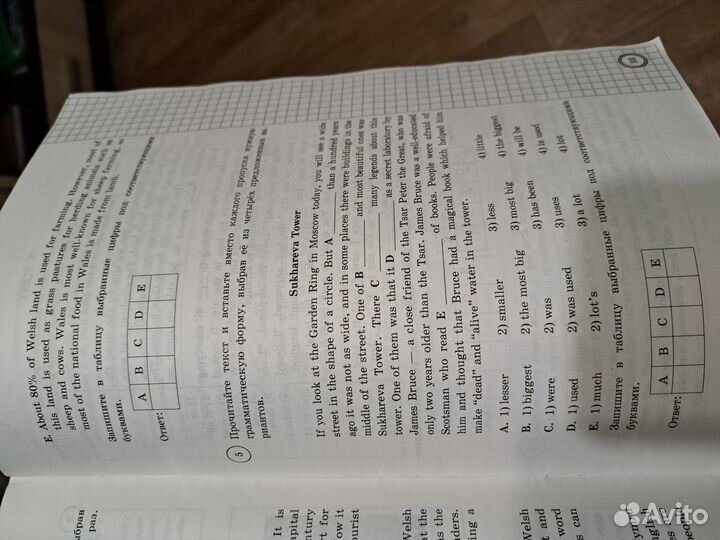 Впр 7 класс английский язык