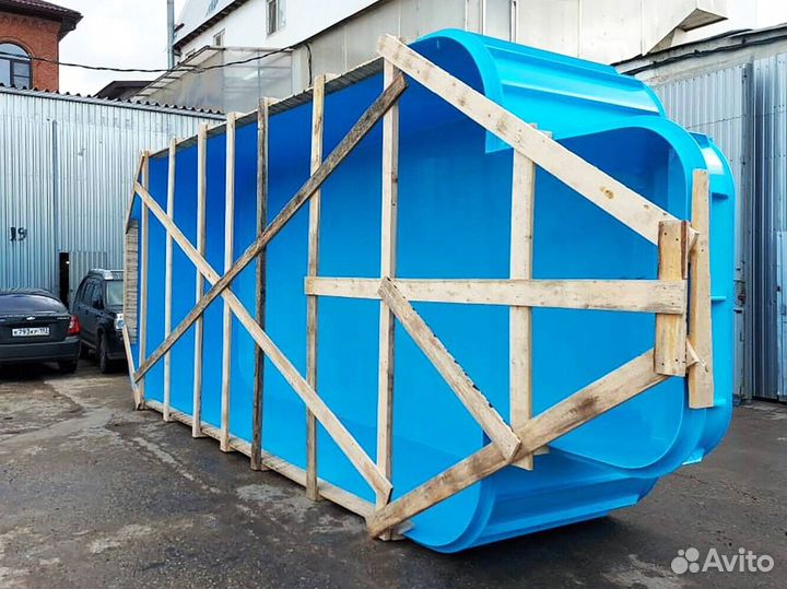 Бассейн из полипропилена 7х3