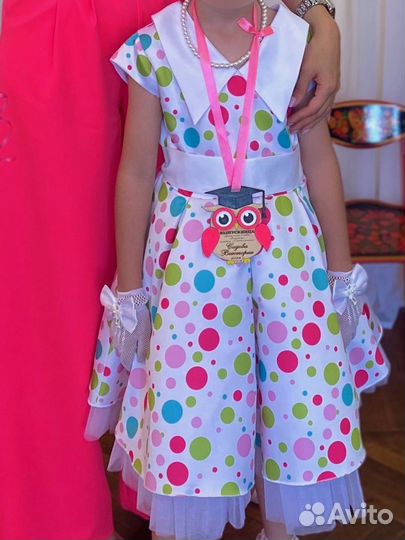 Платье стиляги в горох