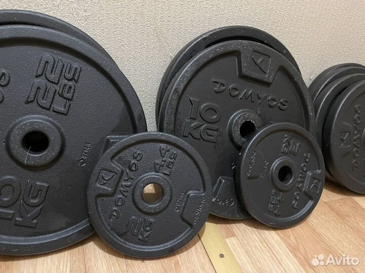 Спортивные блины и гриф