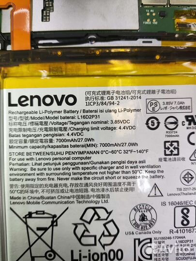 Lenovo tb-x304l плата и аккумулятор
