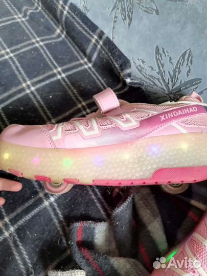 Кроссовки на роликах 38 размер