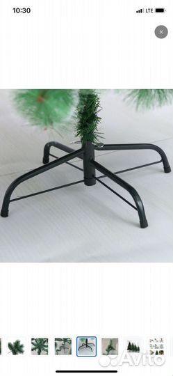 Ель искусственная заснеженная