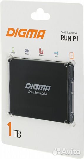 Накопитель SSD Digma sata-III 1TB dgsr2001TP13T Ru