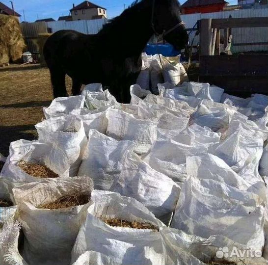 Навоз конский в мешках