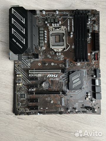 Материнская плата MSI Z390 a pro купить в Тольятти | Электроника | Авито