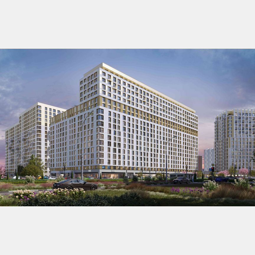 3-к. квартира, 62,2 м², 17/18 эт.