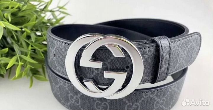 Ремень gucci big logo GG