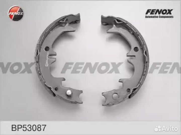 Fenox BP53087 Колодки тормозные барабанные зад пра