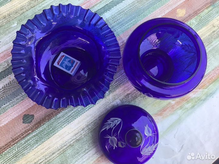 Ваза/чешское стекло