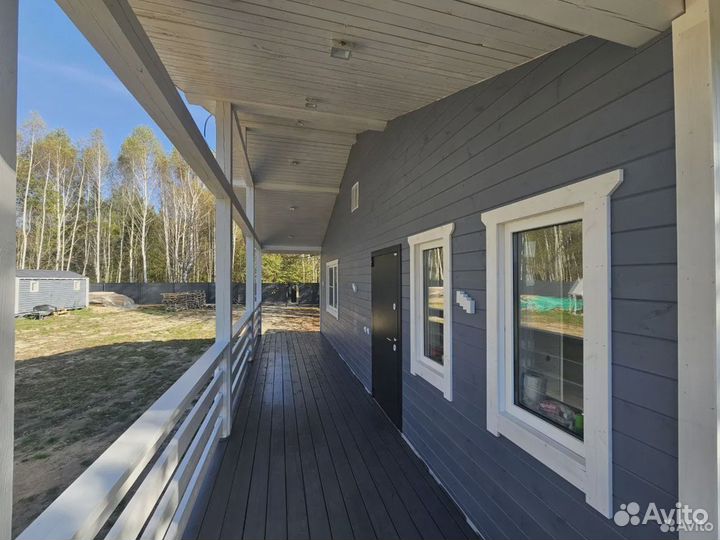 Крашенный скошенный планкен 20х120