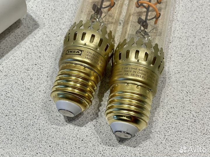 IKEA sunneby суннебю 2 шт. + 2 лампы