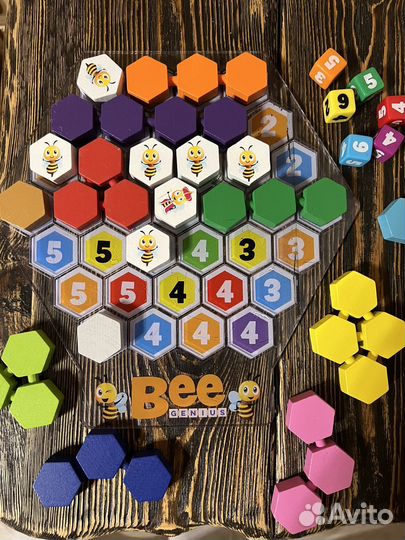 Игра настольная Bee Genius, для детей от 3 лет