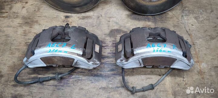 Суппорта передние 356мм. Audi A6 C7